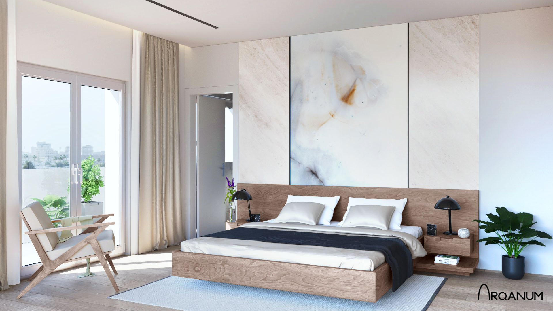 Edificio de viviendas en Sant Just Desvern, dormitorio